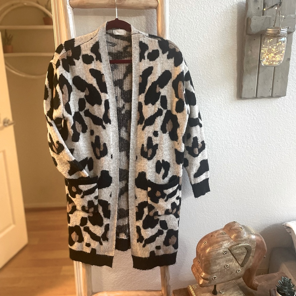 Altar’d State Leopard Print Sweater